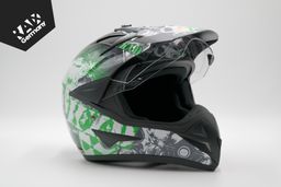 Cross Helm Pro Visier Grün XS Produktbild