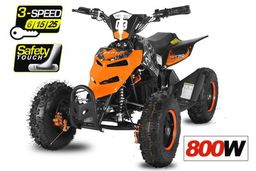 Nitro Motors Repti Eco mini Quad 800W 36V 6 Zoll Kinderquad ATV Offroad Orange Produktbild