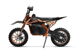 NITRO MOTORS 1000W Eco mini Kinder Dirtbike Fossa Sport 10-Zoll Offroad Orange Produktbild