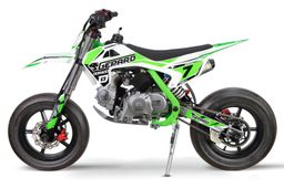 Nitro Motors CRX Performance Bike Supermoto 110ccm 12/12 Zoll E-Start Kickstart Offroad Grün Produktbild