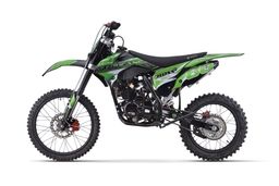 Nitro Motors 150ccm Dirtbike Hurricane 19|16 Zoll V3 Offroad Grün Produktbild