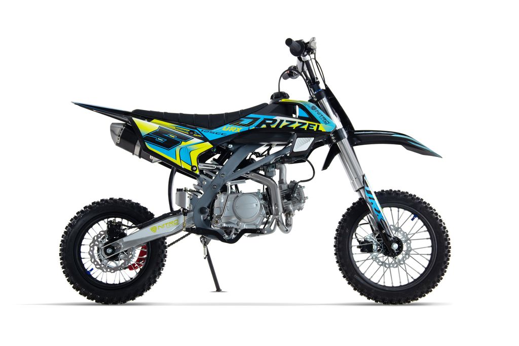 NITRO Motors 125ccm Pitbike Dirtbike DRIZZEL UX URX 14|12 Zoll Kick Start Offroad Produktbild