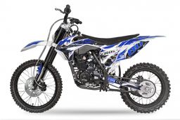 Nitro Motors Dirtbike Hurricane 150ccm V2 19/16 Zoll 5-Gang Manuell Offroad Blau Produktbild