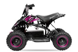 NITRO MOTORS 800W Eco mini Kinder Quad Python Sport 6-Zoll LED Offroad Schwarz-pink Produktbild