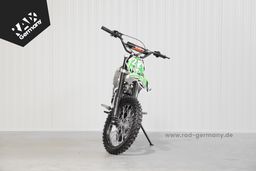 Pitbike 125ccm KXD Dirtbike DB 612 PRO 17|14 Zoll Kickstart only Schaltung Offroad Grün Produktbild