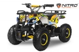 NITRO MOTORS 1000W 48V Eco mini Kinder Quad Torino Graffiti Sport 6-Zoll Offroad Produktbild