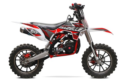 Nitro Motors 49ccm Dirtbike Gazelle Deluxe E-Start Edition Pocketbike Minicross