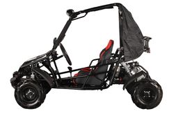 Kinderbuggy Buggy 125ccm 7-Zoll 4-Takt E-Start Halbautomatik Offroad Schwarz Produktbild