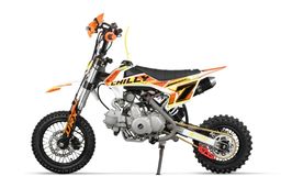 NITRO MOTORS 125ccm Kinder Dirtbike CHILLY UX URX 12/10 E-Start Automatik Orange Produktbild