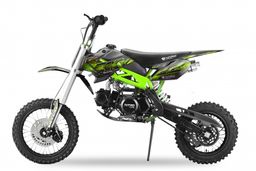 SKY Dirtbike 14|12 Zoll DELUXE 125ccm 4-Takt Upside Down Gabel Offroad Grün Produktbild