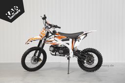 Pitbike 125ccm KXD Dirtbike DB 612 PRO 17|14 Zoll Kickstart only Schaltung Offroad Orange Produktbild