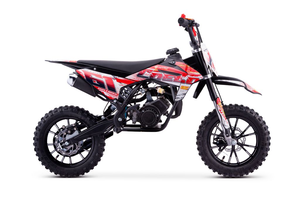 NITRO MOTORS 49ccm mini Kinder Dirtbike Coelo Pullstart DLX 10 Zoll Produktbild