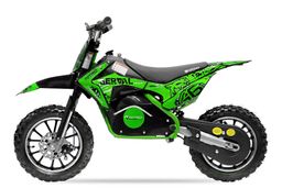 Serval Prime Elektro Nitro Motors 500W Eco mini Kinder Dirtbike  10-Zoll Grün Produktbild