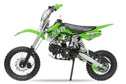 NITRO MOTORS A14 125ccm midi Kinder Dirtbike NXD Sport 14/12 Zoll Offroad Grün Produktbild
