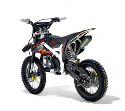 Pitbike 125ccm Schaltung KXD Dirtbike DB 612 PRO 17|14 Zoll E-Start Scheinwerfer Offroad Rot Produktbild