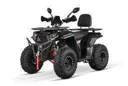 NITRO MOTORS 200ccm maxi Quad Nero CVT RS10 Sport Offroad Schwarz-rot Produktbild