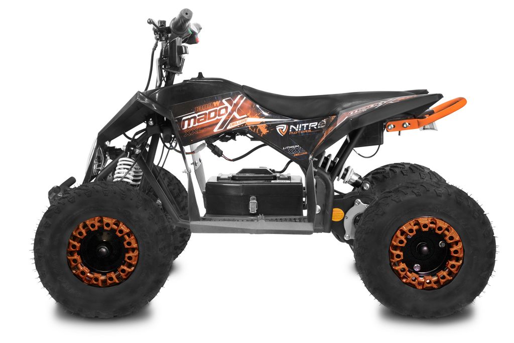 NITRO MOTORS 1300W XXL Eco midi Kinder Quad Madox Performance DLX 6-Zoll Offroad Orange Produktbild