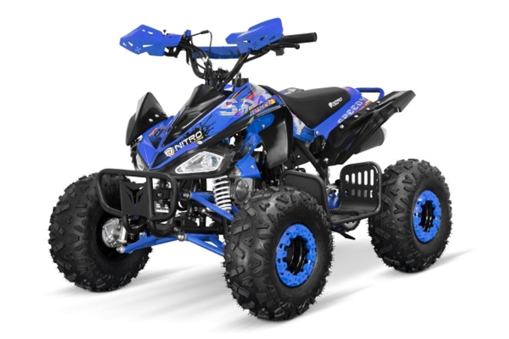 NITRO MOTORS 125ccm midi Kinder Quad Speedy GS S7-A Sport Offroad Blau Produktbild