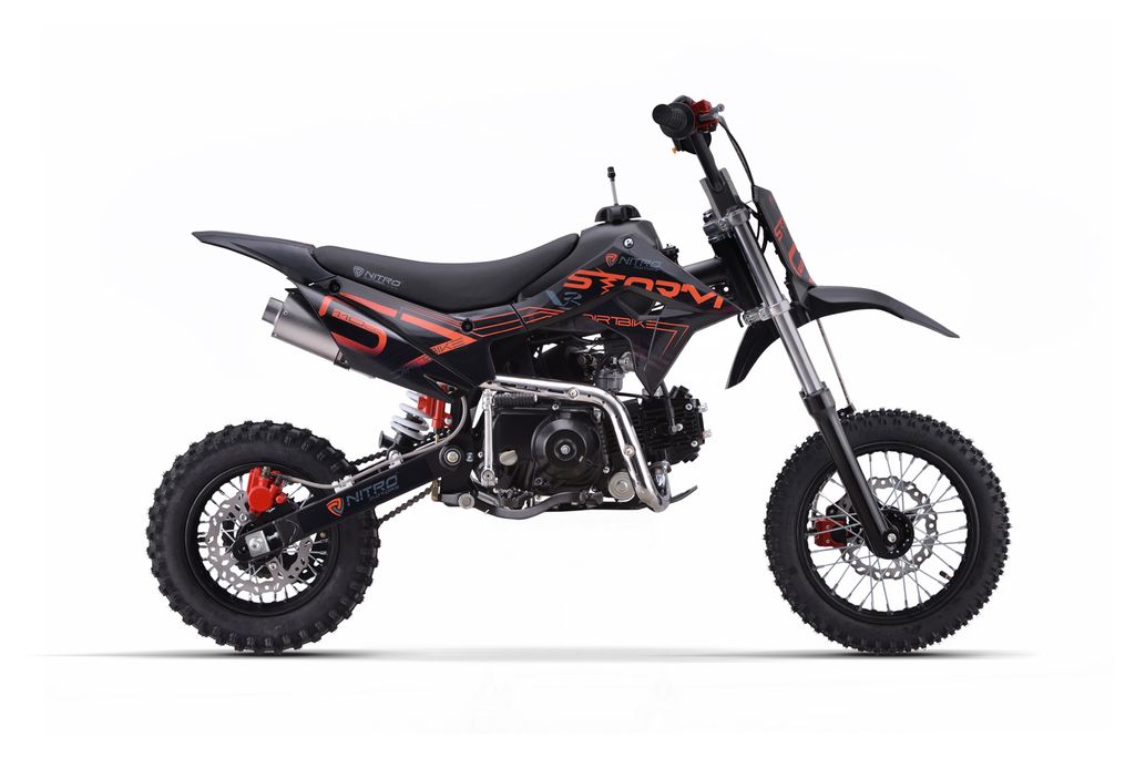 NITRO Motors Dirtbike 110ccm Storm V3 12|10 Zoll Semi Automatik E-Start Offroad Produktbild