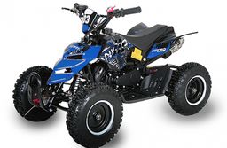 NITRO MOTORS 49ccm mini Kinder Quad Repti DLX 6 Zoll Offroad Schwarz-blau Produktbild