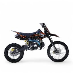 KXD Pitbike Dirtbike 607S 17|14-Zoll HAWK E+K Offroad Orange Produktbild