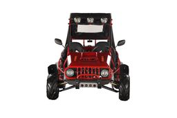 Kinderbuggy Buggy 125ccm 7-Zoll 4-Takt E-Start Halbautomatik Offroad Rot Produktbild