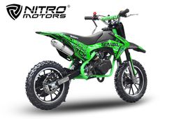 NITRO MOTORS 49ccm mini Kinder Dirtbike Pocketbike Serval PRM 10 Zoll Produktbild