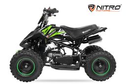 NITRO MOTORS 49ccm mini Kinder Quad Python DLX 6 Zoll Offroad Grün Produktbild