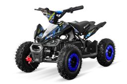 NITRO MOTORS 800W Eco mini Kinder Quad Python DLX 6 Zoll Offroad Blau Produktbild