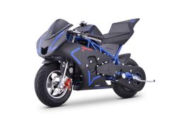 NITRO Motors 49ccm Pocketbike Rocket VX 6-Zoll Sport 2 Offroad Blau Produktbild
