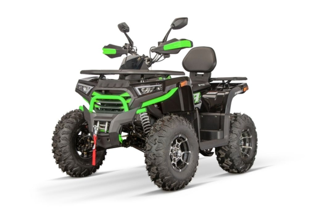 NITRO MOTORS 230ccm maxi Quad Tricia CVT RS10 Platin inkl. Seilwinde Offroad Grün Produktbild
