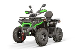 NITRO MOTORS 230ccm maxi Quad Tricia CVT RS10 Platin inkl. Seilwinde Offroad Grün Produktbild