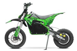 NITRO 1200W Eco midi Dirtbike Serval PRM 12/10" 48V 15Ah Lithium 3-Speed Offroad Grün Produktbild