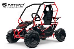 NITRO MOTORS 1000W Eco midi Kinder Buggy Crosser PRM 6 Zoll Offroad Rot Produktbild