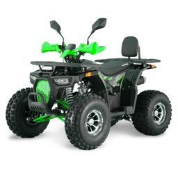 MRM Hunter II 125ccm Quad ATV Deluxe Automatik Alufelgen 8-Zoll Offroad Grün Produktbild