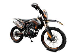 ALFARAD T7 250ccm 4-Takt Pitbike Dirtbike 21|18 Vollcross Schaltung Offroad Orange Produktbild