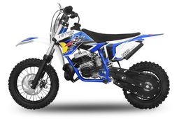 NITRO MOTORS 50ccm mini Kinder Dirtbike NRG50 12/10 Zoll Offroad Blau Produktbild