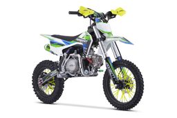 Pitbike Crossbike Dorado DK110 4T 14|12 Zoll 4G Halbautomatik Motocross Offroad Blau Produktbild