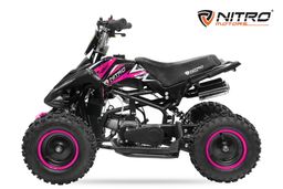 NITRO MOTORS 49ccm mini Kinder Quad Python DLX 6 Zoll Offroad Pink Produktbild