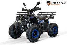 NITRO MOTORS 200ccm maxi Kinder Quad Reptile RS10 CVT Platin Offroad Produktbild