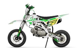 NITRO MOTORS 125ccm Dirtbike DRIZZEL UX URX 14/12 Zoll Kick Start Offroad Grün Produktbild