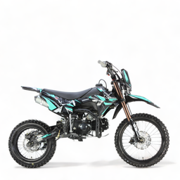 KXD 609 E+K Hurricane 125ccm 17/14 Zoll 4T Dirtbike Pitbike Offroad Türkis Produktbild