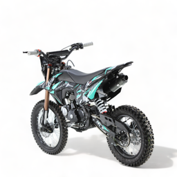 KXD 609 E+K Hurricane 125ccm 17/14 Zoll 4T Dirtbike Pitbike Offroad Türkis Produktbild