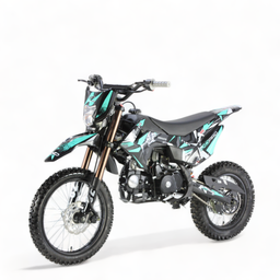 KXD 609 E+K Hurricane 125ccm 17/14 Zoll 4T Dirtbike Pitbike Offroad Türkis Produktbild