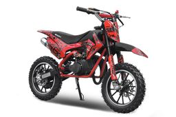 NITRO MOTORS 49ccm mini Kinder Dirtbike Pocketbike Serval PRM 10 Zoll Rot Produktbild