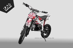 Pitbike 125ccm KXD Dirtbike DB 612 PRO 17|14 Zoll Kickstart only Schaltung Offroad Rot Produktbild