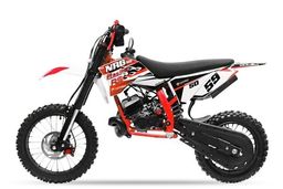 NITRO Motors 50ccm midi Kinder Dirtbike NRG50 RS 14/12 Zoll Offroad Rot Produktbild