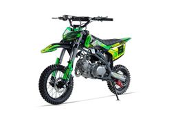 NITRO Motors 125ccm Pitbike Dirtbike DRIZZEL UX URX 14|12 Zoll Kick Start Offroad Grün Produktbild