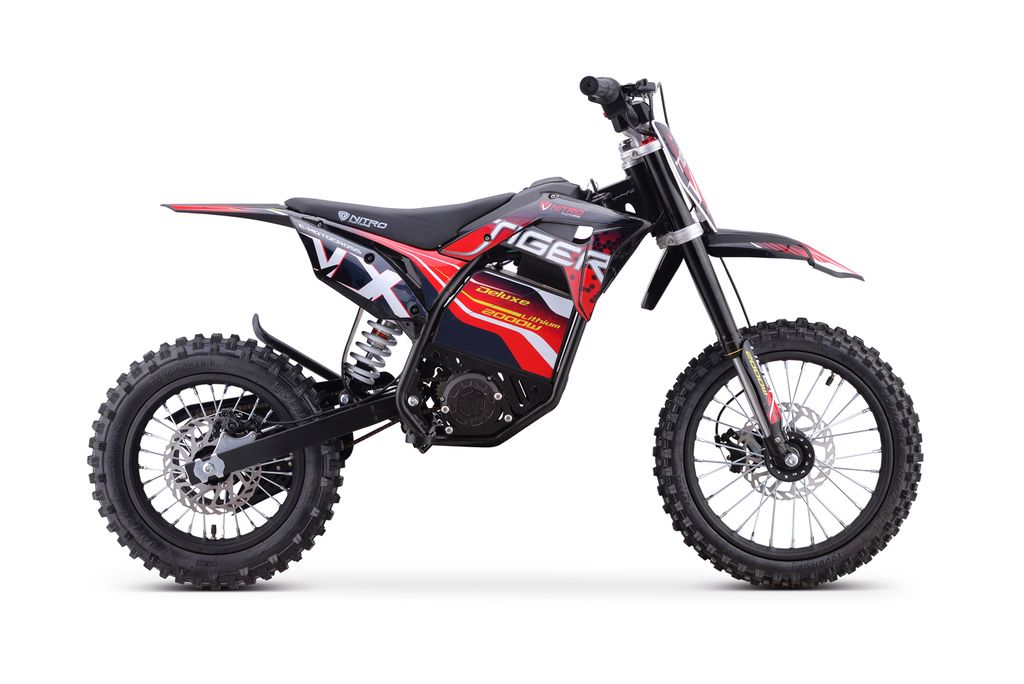 NITRO E-Dirtbike 2000W Tiger VX 60V15,6Ah Lithium 14|12 Zoll Offroad Produktbild