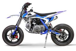 Nitro Motors CRX Performance Bike Supermoto 110ccm 12/12 Zoll E-Start Kickstart Offroad Blau Produktbild